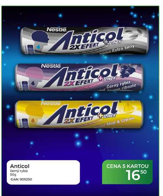 Anticol černý rybíz 50g