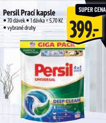 Persil Prací kapsle, 70 dávek Albert