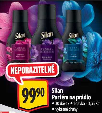 Silan Parfém na prádlo, 30 dávek Albert