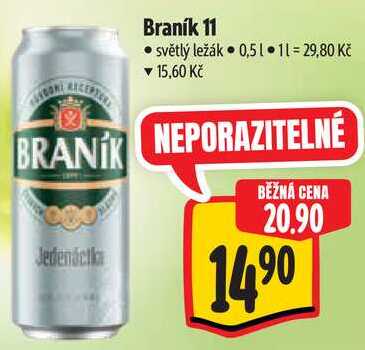 Braník 11, 0,5 l