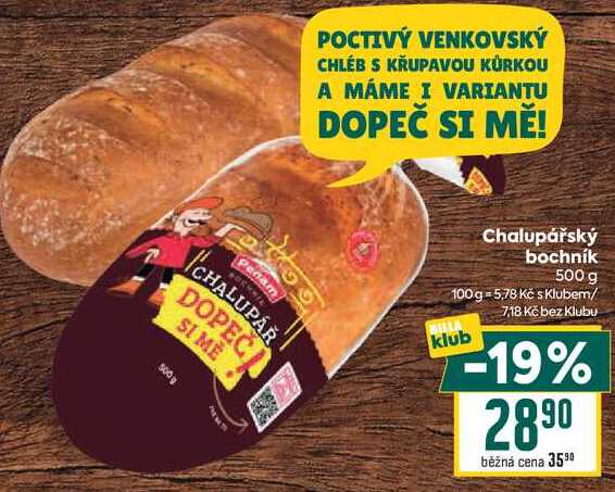 Chalupářský bochník 500 g