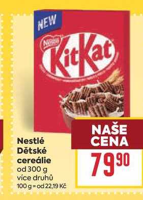 Nestlé Dětské cereálie od 300 g