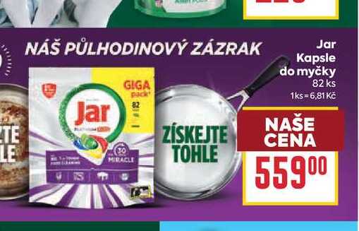 Jar Kapsle do myčky 82 ks BILLA