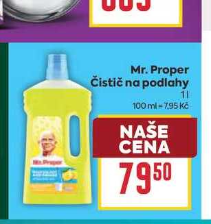 Mr. Proper Čistič na podlahy 1l BILLA