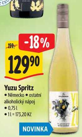 Yuzu Spritz, 0,75 l