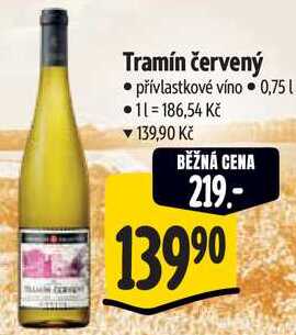 sommelier Tramín červený 