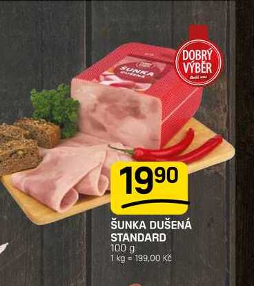 ŠUNKA DUŠENÁ STANDARD 100 g