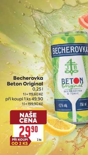 Becherovka Beton Original 0,25l