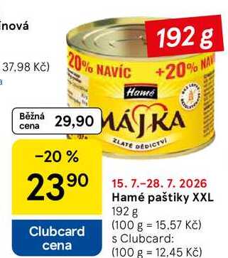 Hamé paštiky XXL, 192 g