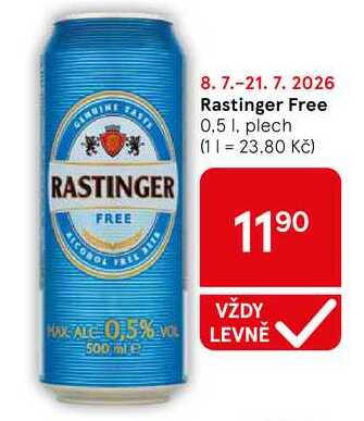 Rastinger Free, 0.5 l