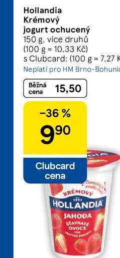 Hollandia Krémový jogurt ochucený, 150 g, více druhů