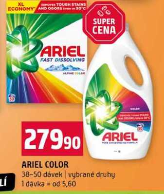 ARIEL COLOR 38-50 dávek vybrané druhy Terno