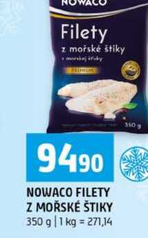 NOWACO FILETY Z MOŘSKÉ ŠTIKY 350 g 