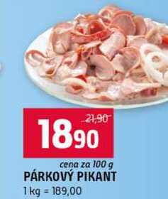 PÁRKOVÝ PIKANT 100g