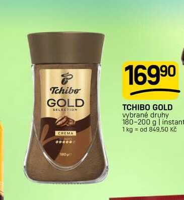 TCHIBO GOLD vybrané druhy 180-200 g | instant