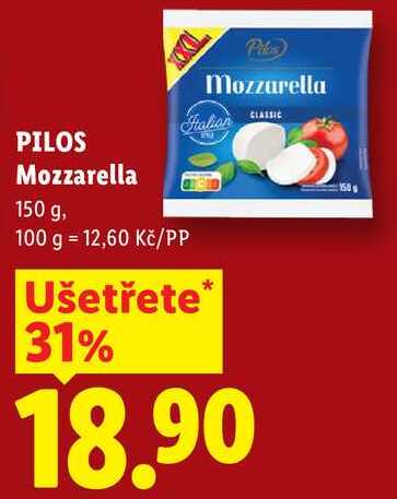 PILOS Mozzarella, 150 g