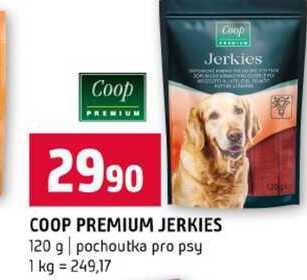 COOP PREMIUM JERKIES 120 g pochoutka pro psy 