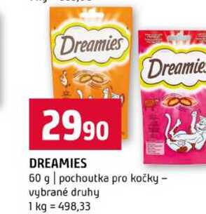 DREAMIES 60 g pochoutka pro kočky vybrané druhy 