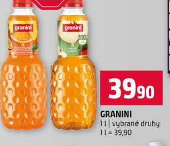 GRANINI 1l vybrané druhy
