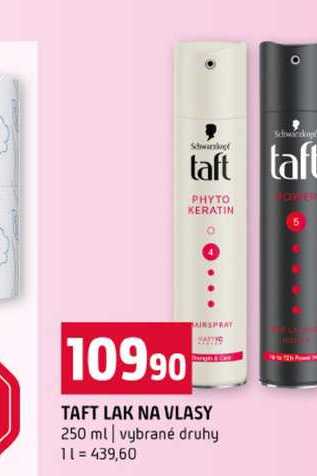 TAFT LAK NA VLASY 250 ml vybrané druhy Terno