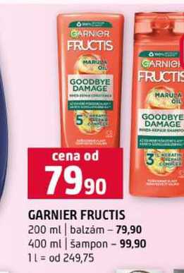 GARNIER FRUCTIS 200 ml balzám 400 ml šampon Terno