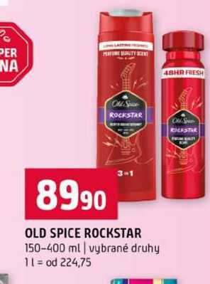 OLD SPICE ROCKSTAR 150-400 ml vybrané druhy