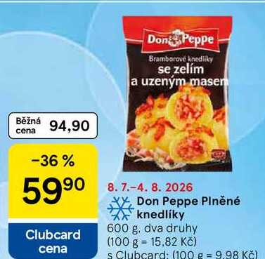 Don Peppe Plněné knedlíky, 600 g 
