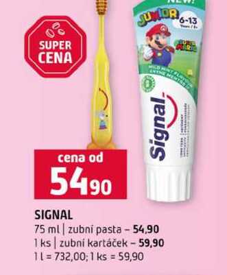 SIGNAL 75 ml zubní pasta 1 ks zubní kartáček Terno