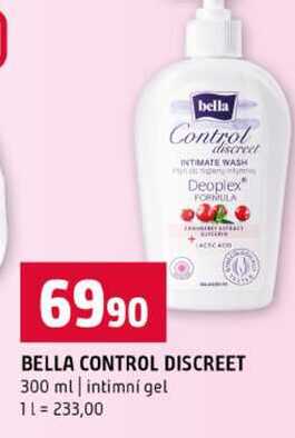BELLA CONTROL DISCREET 300 ml intimní gel Terno