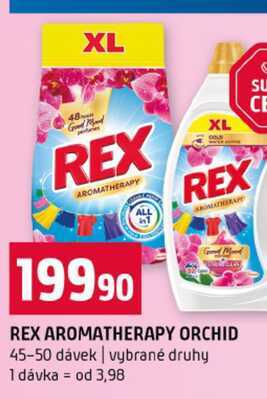 REX AROMATHERAPY ORCHID 45-50 dávek vybrané druhy Terno