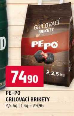 PE-PO GRILOVACÍ BRIKETY 2,5 kg Terno