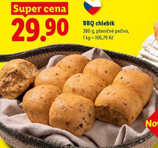 BBQ chlebík, 280 g 