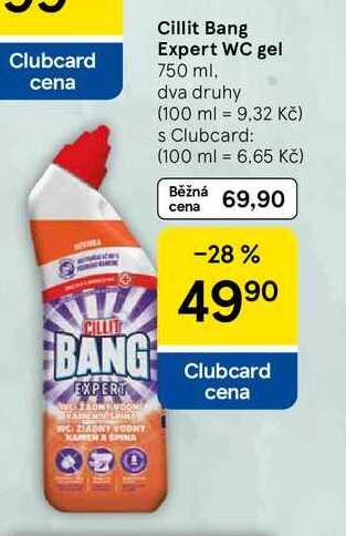Cillit Bang Expert WC gel, 750 ml Tesco