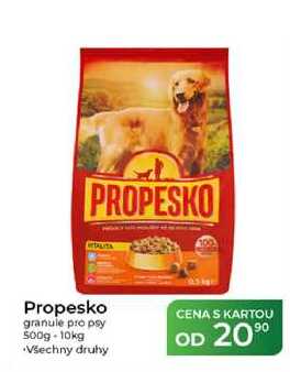 Propesko granule pro psy 500g 10kg 