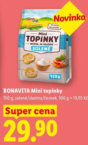 BONAVITA Mini topinky, 150 g