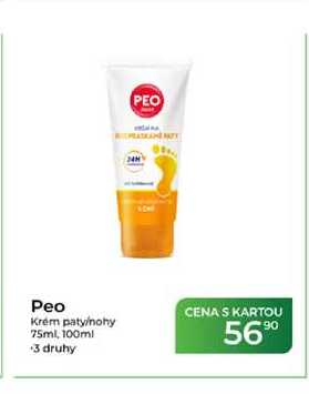 Peo Krém paty/nohy 75ml, 100ml 