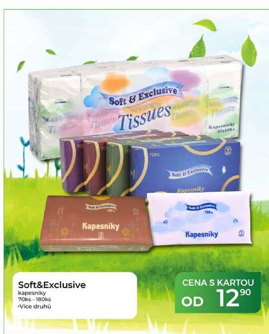 Soft&Exclusive kapesníky 70ks -180ks Tamda Foods