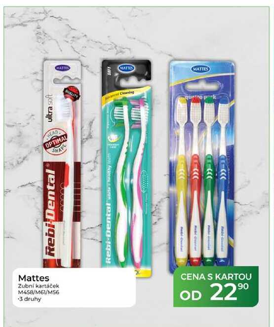 Mattes Zubní kartáček M458/M61/M56 Tamda Foods