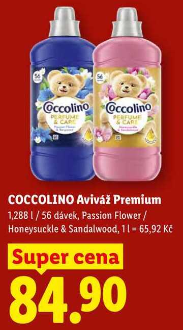 COCCOLINO Aviváž Premium, 1,288 l/56 dávek Lidl