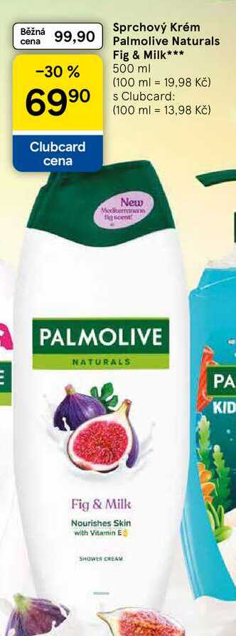 Sprchový Krém Palmolive Naturals Fig & Milk, 500 ml Tesco