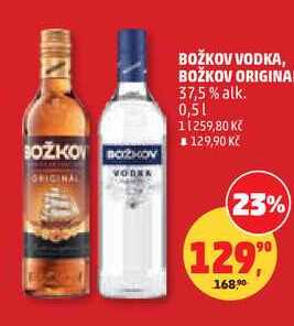 BOŽKOV ORIGINAL 37,5% alk., 0,5 l