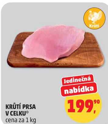 Krūti KRŮTÍ PRSA V CELKU, 1 kg