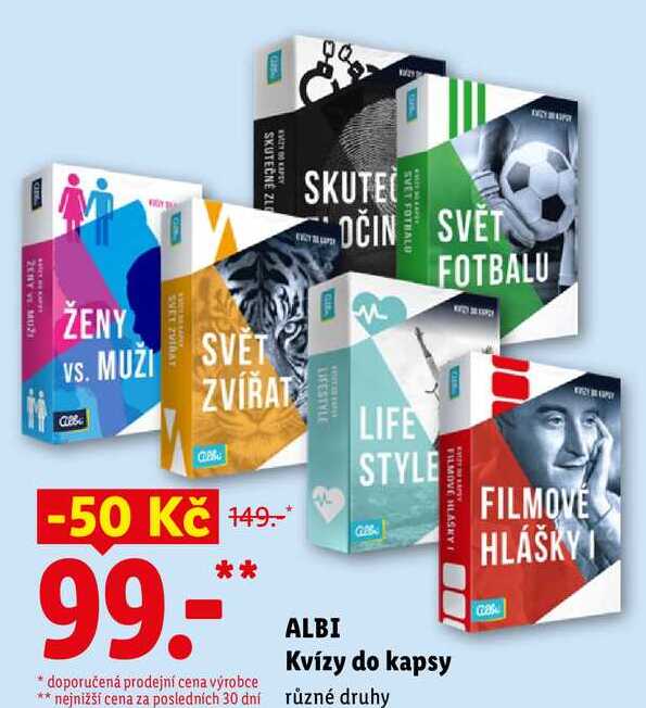 ALBI Kvízy do kapsy