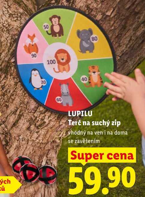 LUPILU Terč na suchý zip Lidl