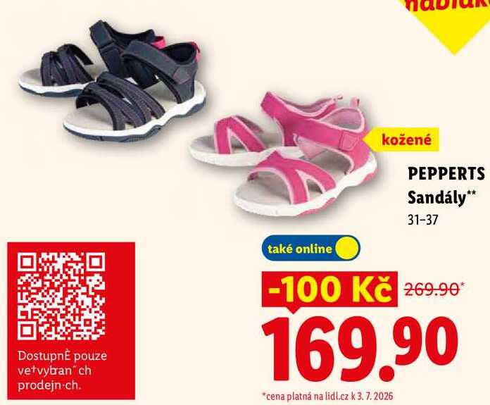 PEPPERTS Sandály