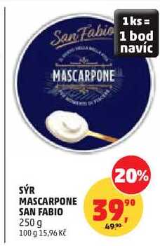 SÝR MASCARPONE SAN FABIO, 250 g