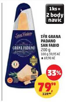 SÝR GRANA PADANO SAN FABIO, 200 g