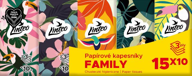 Linteo Papírové kapesníky Kaufland