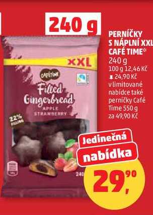 PERNÍČKY S NÁPLNÍ XXL CAFÉ TIME, 240g