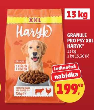 GRANULE PRO PSY XXL HARYK, 13 kg